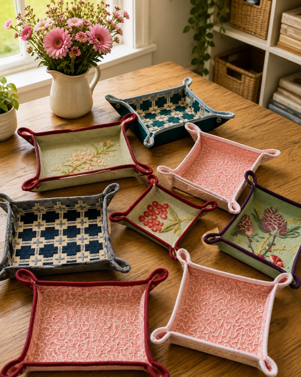 Handmade trinket and travel trays
